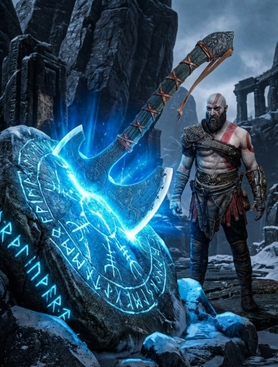 Метательный топор Кратоса из God of War